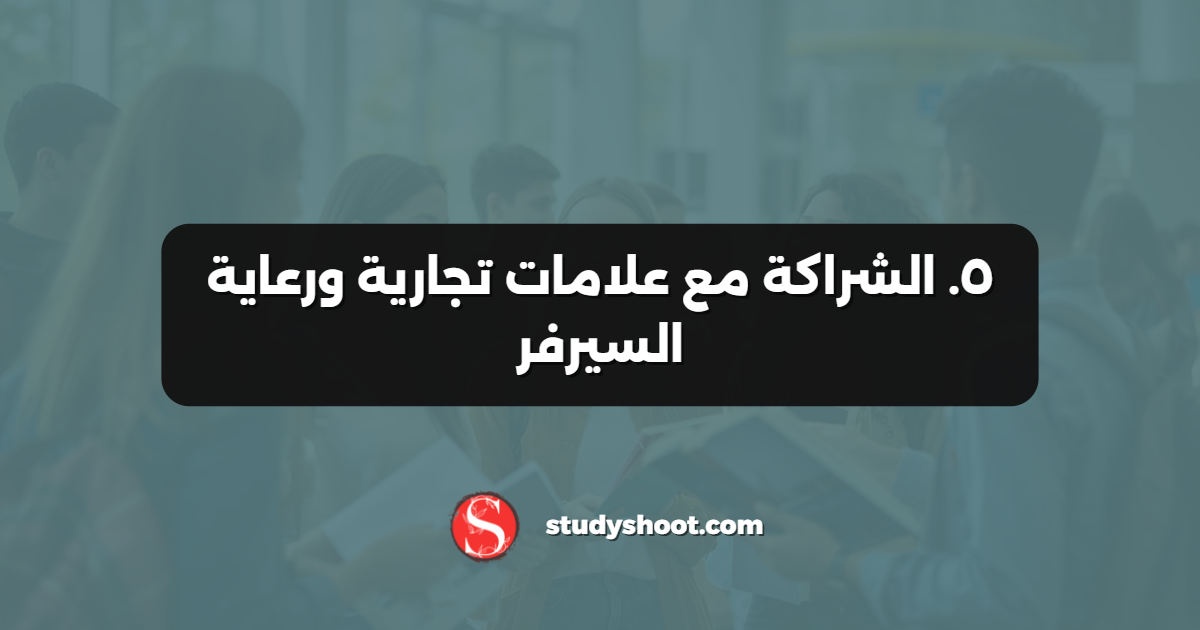 ٥. الشراكة مع علامات تجارية ورعاية السيرفر
