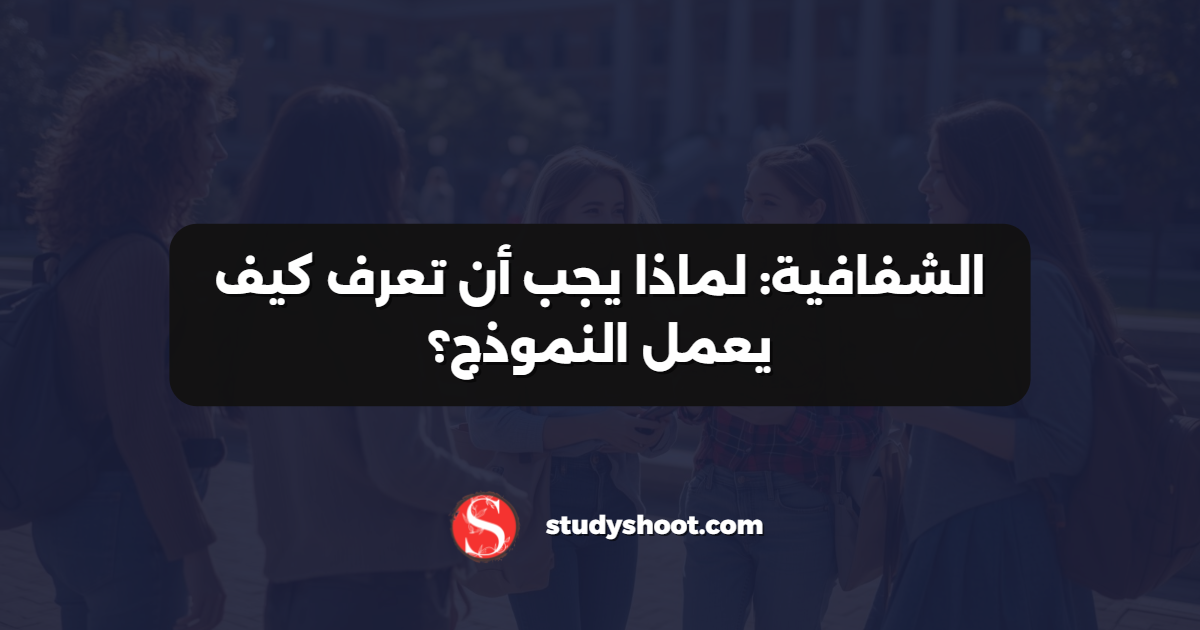 الشفافية: لماذا يجب أن تعرف كيف يعمل النموذج؟