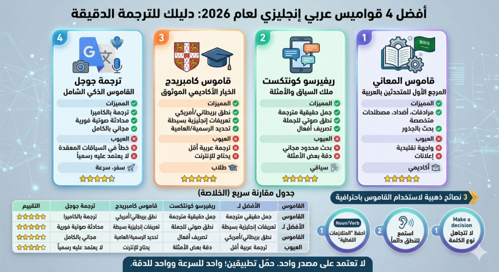 ستودي شووت التعليم قواميس عربية إنجليزية