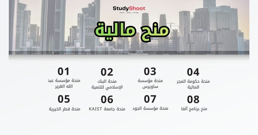 أهم 10 منح مالية | منحة مالية