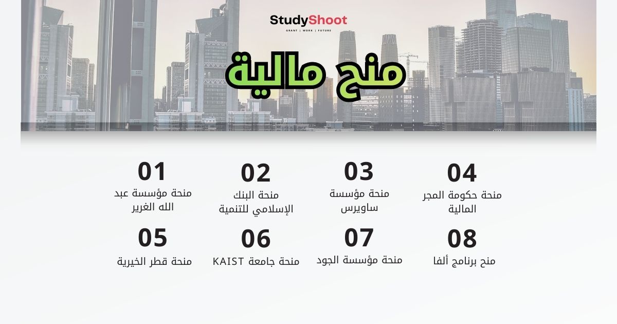 أهم 10 منح مالية | منحة مالية لطلاب الجامعات