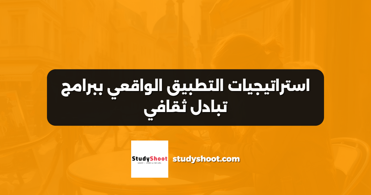 استراتيجيات التطبيق الواقعي ببرامج تبادل ثقافي