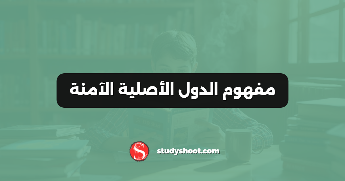 مفهوم الدول الأصلية الآمنة