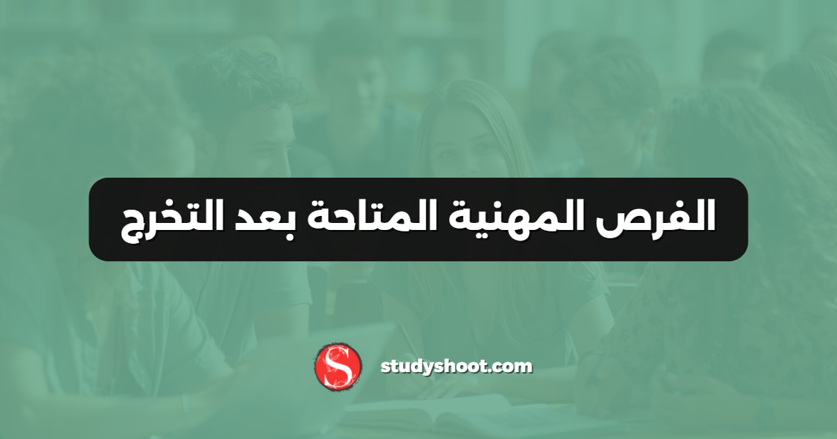 الفرص المهنية المتاحة بعد التخرج