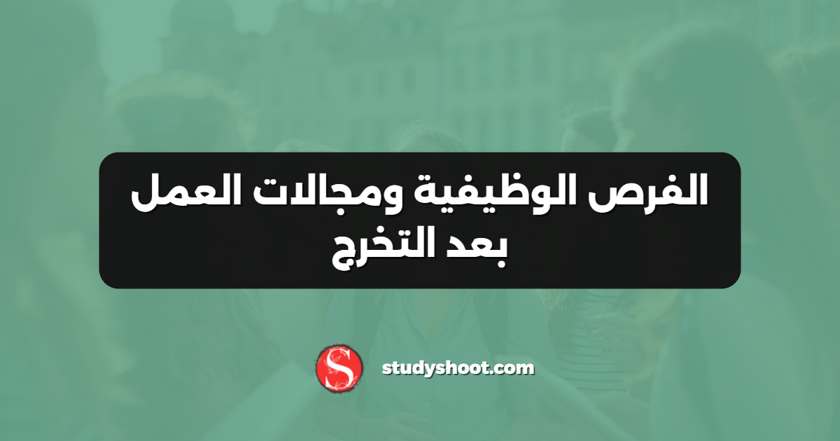 الفرص الوظيفية ومجالات العمل بعد التخرج