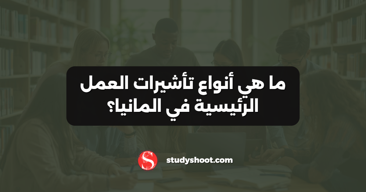 ما هي أنواع تأشيرات العمل الرئيسية في المانيا؟