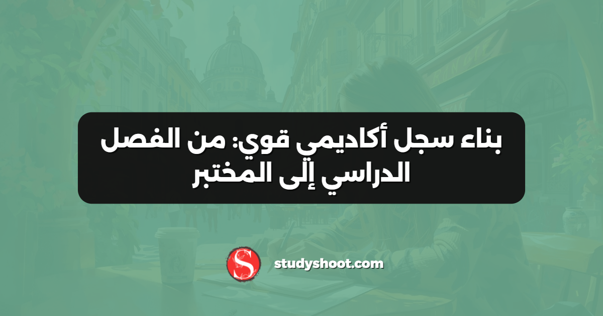 بناء سجل أكاديمي قوي: من الفصل الدراسي إلى المختبر