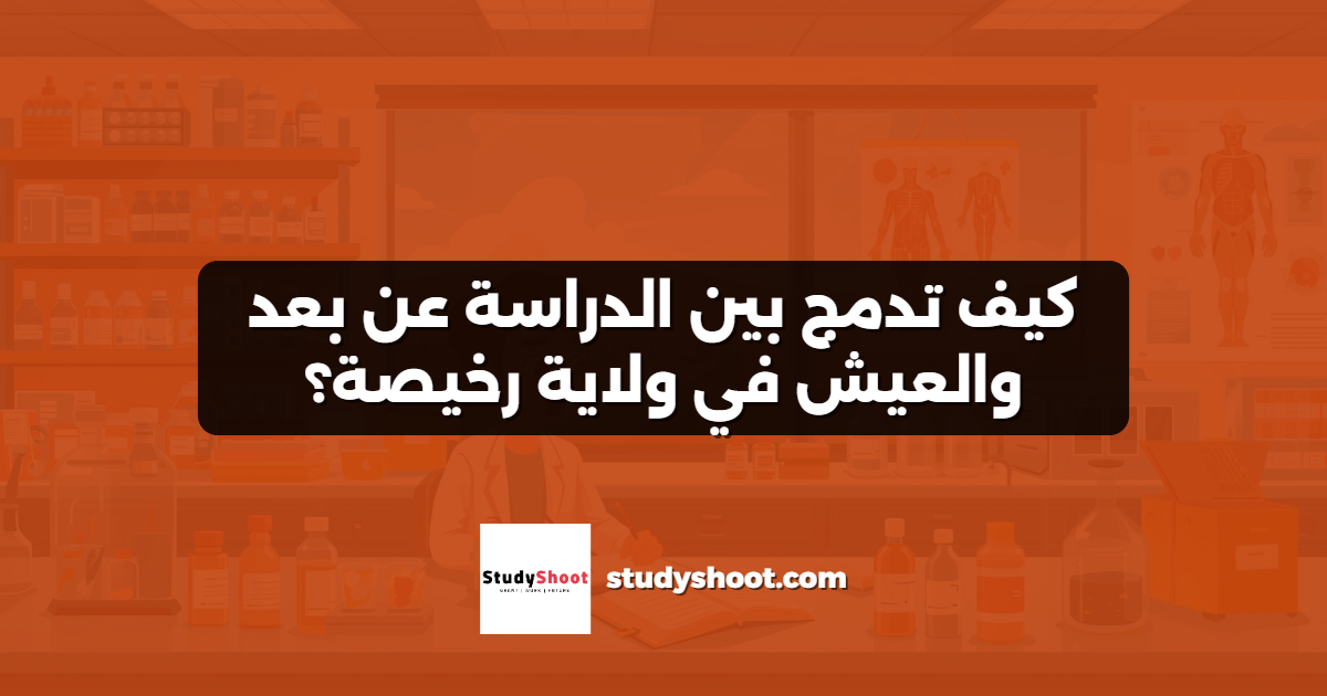كيف تدمج بين الدراسة عن بعد والعيش في ولاية رخيصة؟