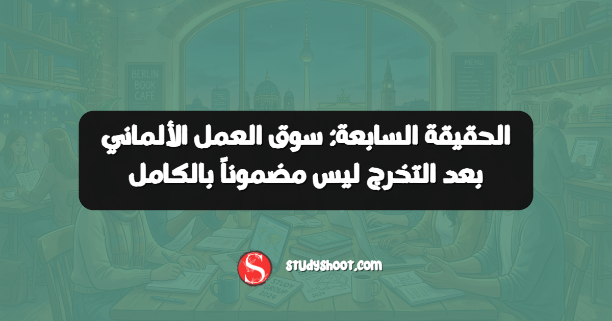 الحقيقة السابعة: سوق العمل الألماني بعد التخرج ليس مضموناً بالكامل
