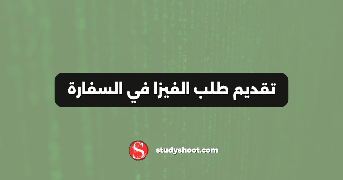 تقديم طلب الفيزا في السفارة