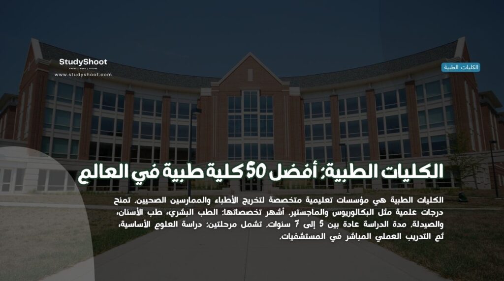 الكليات الطبية