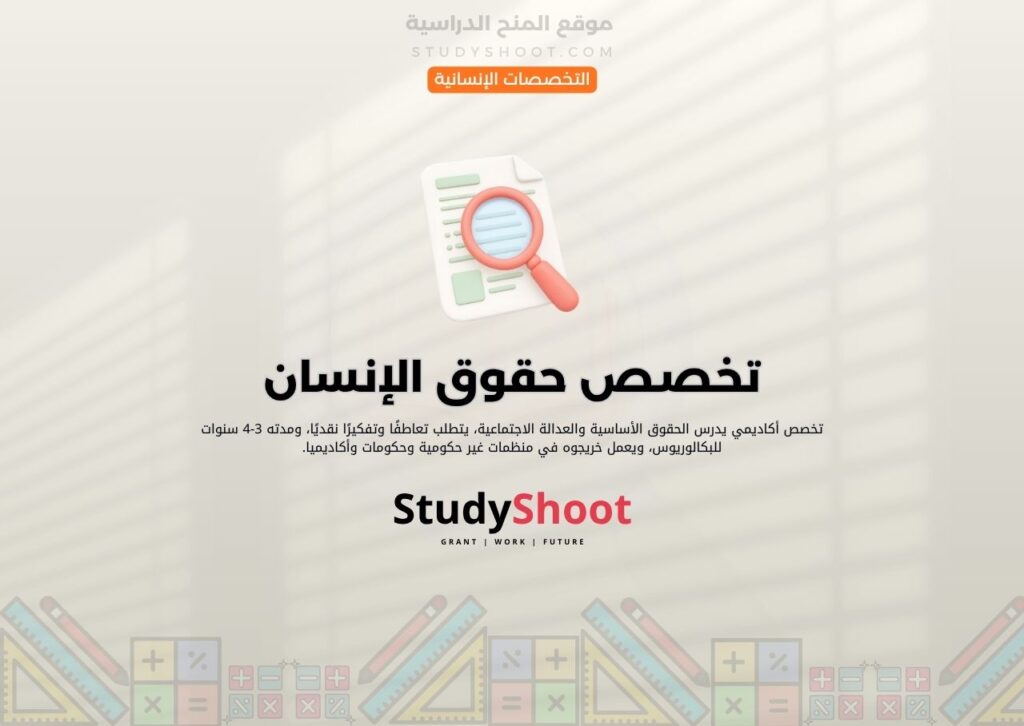 تخصص حقوق الإنسان
