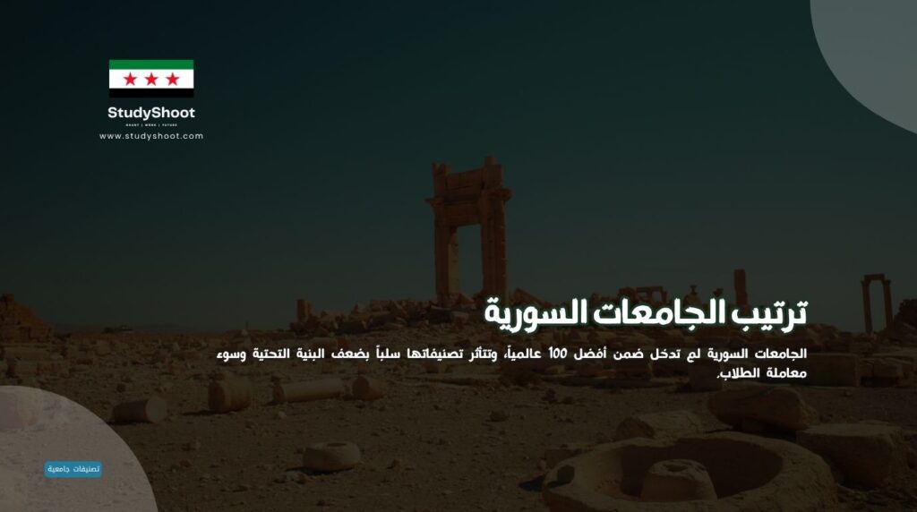 ترتيب الجامعات السورية