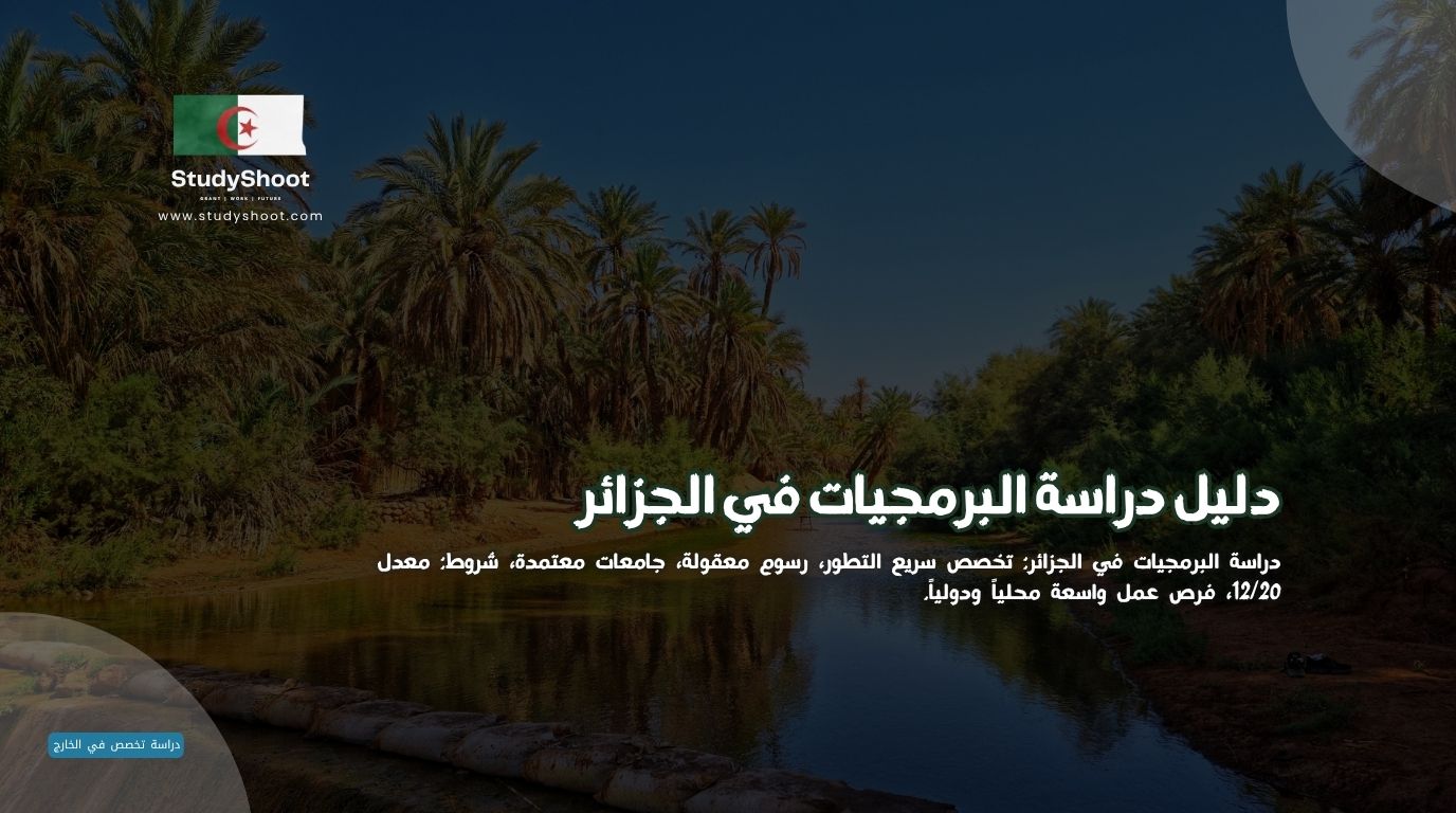 دليل دراسة البرمجيات في الجزائر: أفضل 5 جامعات وتكاليف الدراسة