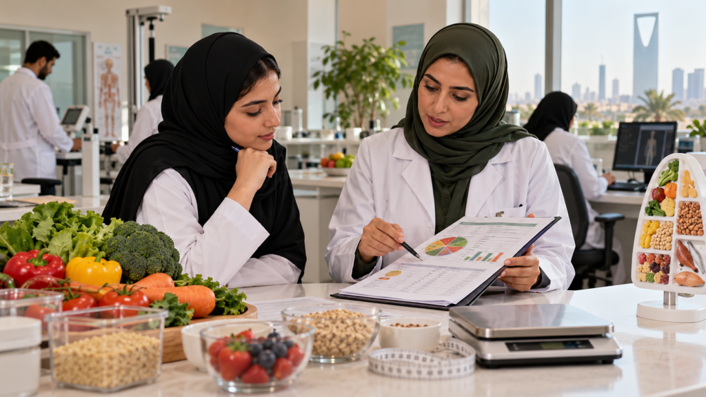 دراسة التغذية السريرية في السعودية
