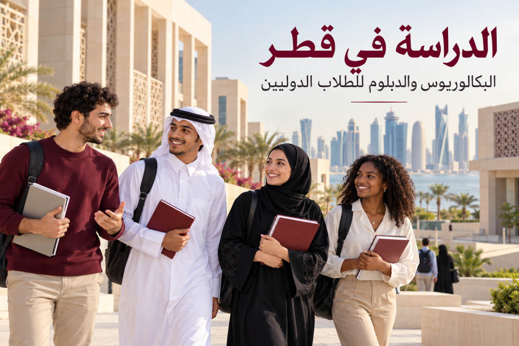 دراسة البكالوريوس والدبلوم في قطر